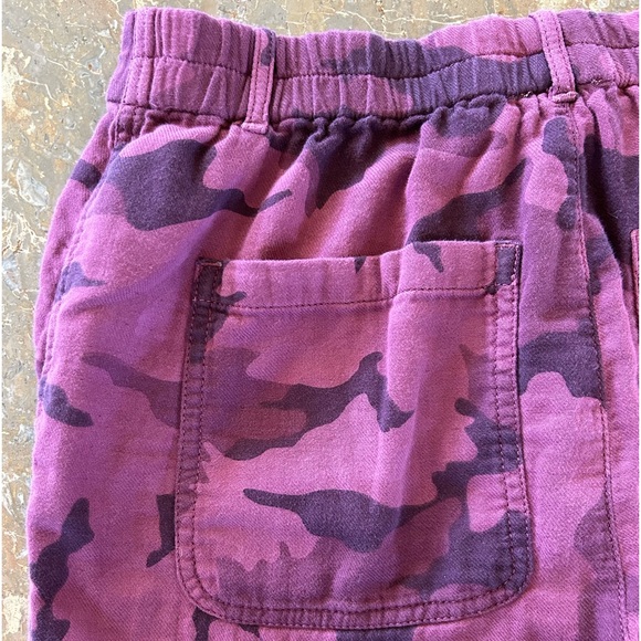 Sundance | Women’s merlot wine colored utility jogger pants, button front, sz S - Picture 10 of 15